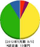 スエヒロ 貸借対照表 2012年5月期 スエヒロ 貸借対照表 2012年5月期
