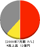 サカヱ 損益計算書 2008年7月期 サカヱ 損益計算書 2008年7月期