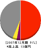 藤田観光工営 損益計算書 2007年12月期 藤田観光工営 損益計算書 2007年12月期