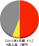 岡田建工 損益計算書 2012年6月期 岡田建工 損益計算書 2012年6月期