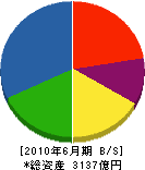 アルバック 貸借対照表 2010年6月期 アルバック 貸借対照表 2010年6月期
