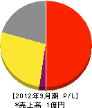 石井塗装 損益計算書 2012年9月期 石井塗装 損益計算書 2012年9月期