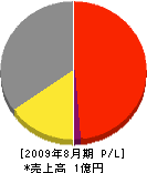 井田建装 損益計算書 2009年8月期 井田建装 損益計算書 2009年8月期