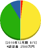 根岸電機工事店 貸借対照表 2010年12月期 根岸電機工事店 貸借対照表 2010年12月期