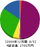龍生造園 貸借対照表 2009年12月期 龍生造園 貸借対照表 2009年12月期