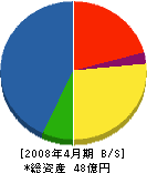 大畑建設 貸借対照表 2008年4月期 大畑建設 貸借対照表 2008年4月期