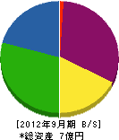 エヌケイケイ 貸借対照表 2012年9月期 エヌケイケイ 貸借対照表 2012年9月期