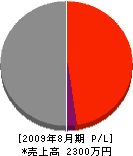 和田工業 損益計算書 2009年8月期 和田工業 損益計算書 2009年8月期