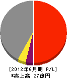 建設工業社 損益計算書 2012年6月期 建設工業社 損益計算書 2012年6月期