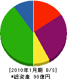 宮沢工業 貸借対照表 2010年1月期 宮沢工業 貸借対照表 2010年1月期