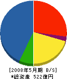 アイサワ工業 貸借対照表 2008年5月期 アイサワ工業 貸借対照表 2008年5月期