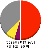 信和工業 損益計算書 2013年1月期 信和工業 損益計算書 2013年1月期