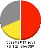 藤森土建 損益計算書 2011年6月期 藤森土建 損益計算書 2011年6月期