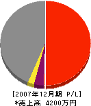 上嶋興業 損益計算書 2007年12月期 上嶋興業 損益計算書 2007年12月期