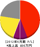 二葉技建 損益計算書 2012年6月期 二葉技建 損益計算書 2012年6月期
