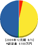 西辻建材 貸借対照表 2009年12月期 西辻建材 貸借対照表 2009年12月期