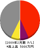 南陽電気 損益計算書 2009年2月期 南陽電気 損益計算書 2009年2月期