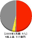 植木組 損益計算書 2009年3月期 植木組 損益計算書 2009年3月期