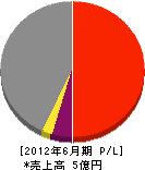 日愛工業 損益計算書 2012年6月期 日愛工業 損益計算書 2012年6月期