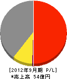 アサノ大成基礎エンジニアリング 損益計算書 2012年9月期 アサノ大成基礎エンジニアリング 損益計算書 2012年9月期