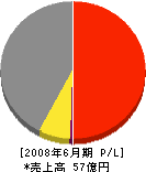 中外商工 損益計算書 2008年6月期 中外商工 損益計算書 2008年6月期