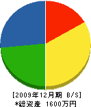 山中産業 貸借対照表 2009年12月期 山中産業 貸借対照表 2009年12月期