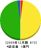山野井造園 貸借対照表 2009年12月期 山野井造園 貸借対照表 2009年12月期