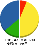 瀧山塗装店 貸借対照表 2012年12月期 瀧山塗装店 貸借対照表 2012年12月期