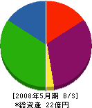 井出工業 貸借対照表 2008年5月期 井出工業 貸借対照表 2008年5月期