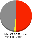 ヘイワ 損益計算書 2012年7月期 ヘイワ 損益計算書 2012年7月期