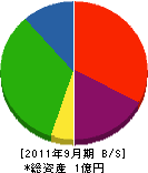 伸栄工業 貸借対照表 2011年9月期 伸栄工業 貸借対照表 2011年9月期