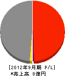 イマムラテクノ 損益計算書 2012年9月期 イマムラテクノ 損益計算書 2012年9月期