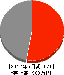 みえ建設 損益計算書 2012年5月期 みえ建設 損益計算書 2012年5月期