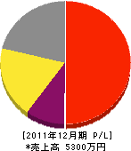 植丈造園 損益計算書 2011年12月期 植丈造園 損益計算書 2011年12月期