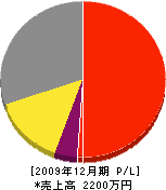 佐々岡建設 損益計算書 2009年12月期 佐々岡建設 損益計算書 2009年12月期