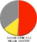 石田造園土木 損益計算書 2010年12月期 石田造園土木 損益計算書 2010年12月期