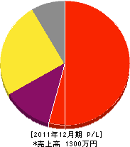 長谷川文彦 損益計算書 2011年12月期 長谷川文彦 損益計算書 2011年12月期