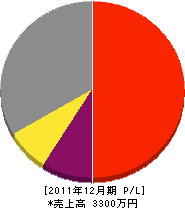 九州心塗 損益計算書 2011年12月期 九州心塗 損益計算書 2011年12月期