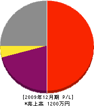 牧場造園 損益計算書 2009年12月期 牧場造園 損益計算書 2009年12月期