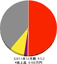 辰己建設 損益計算書 2011年12月期 辰己建設 損益計算書 2011年12月期
