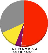 京塚電気 損益計算書 2011年12月期 京塚電気 損益計算書 2011年12月期
