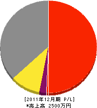 野口造園 損益計算書 2011年12月期 野口造園 損益計算書 2011年12月期