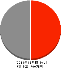 天平造園土木 損益計算書 2011年12月期 天平造園土木 損益計算書 2011年12月期
