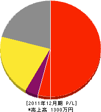 石井管工設備 損益計算書 2011年12月期 石井管工設備 損益計算書 2011年12月期