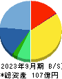 コプロ・ホールディングス 貸借対照表 2023年9月期