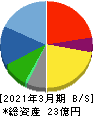 インターネットインフィニティー 貸借対照表 2021年3月期