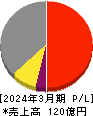 ジャパンフーズ 損益計算書 2024年3月期