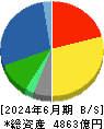 伊藤ハム米久ホールディングス 貸借対照表 2024年6月期