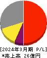 パルステック工業 損益計算書 2024年3月期