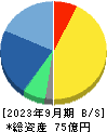 ｆａｎｔａｓｉｓｔａ 貸借対照表 2023年9月期